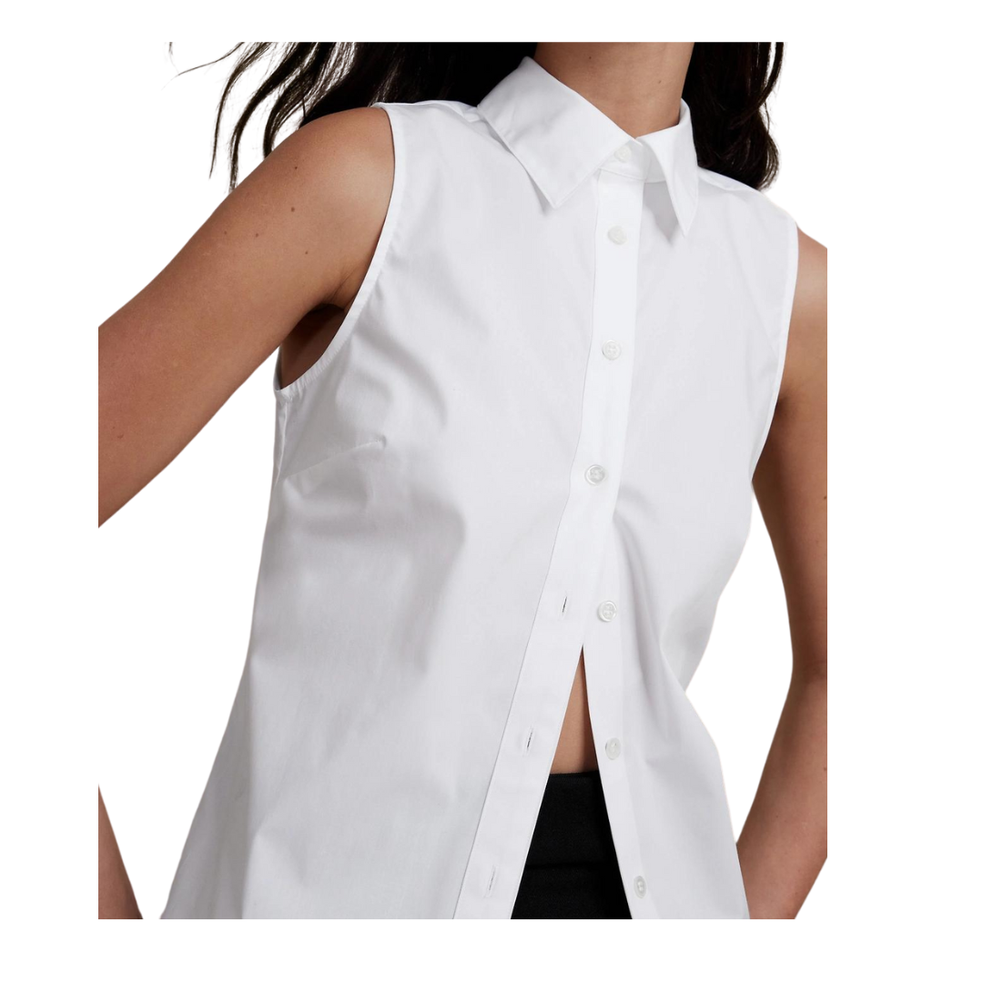 LWD for Spring-21 tailored sleeveless shirt