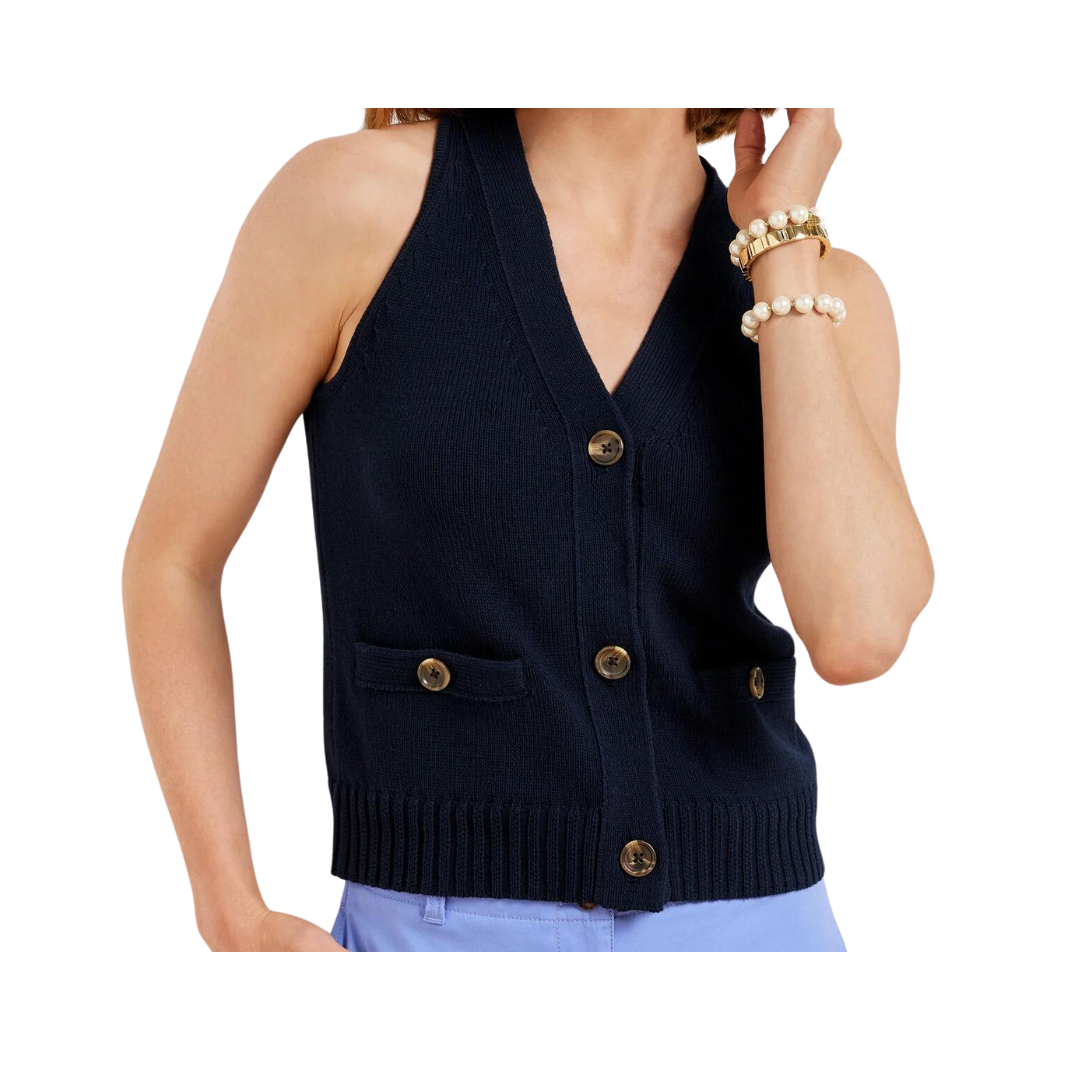 LWD for Spring-23 halter sweater vest | How to Rock Bold Hues