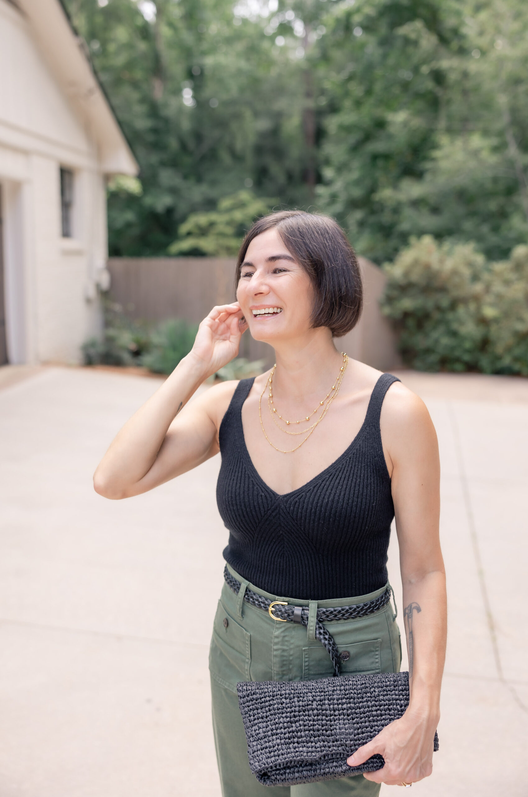 Beth SAACA | June + July 2024 layered dainty necklaces