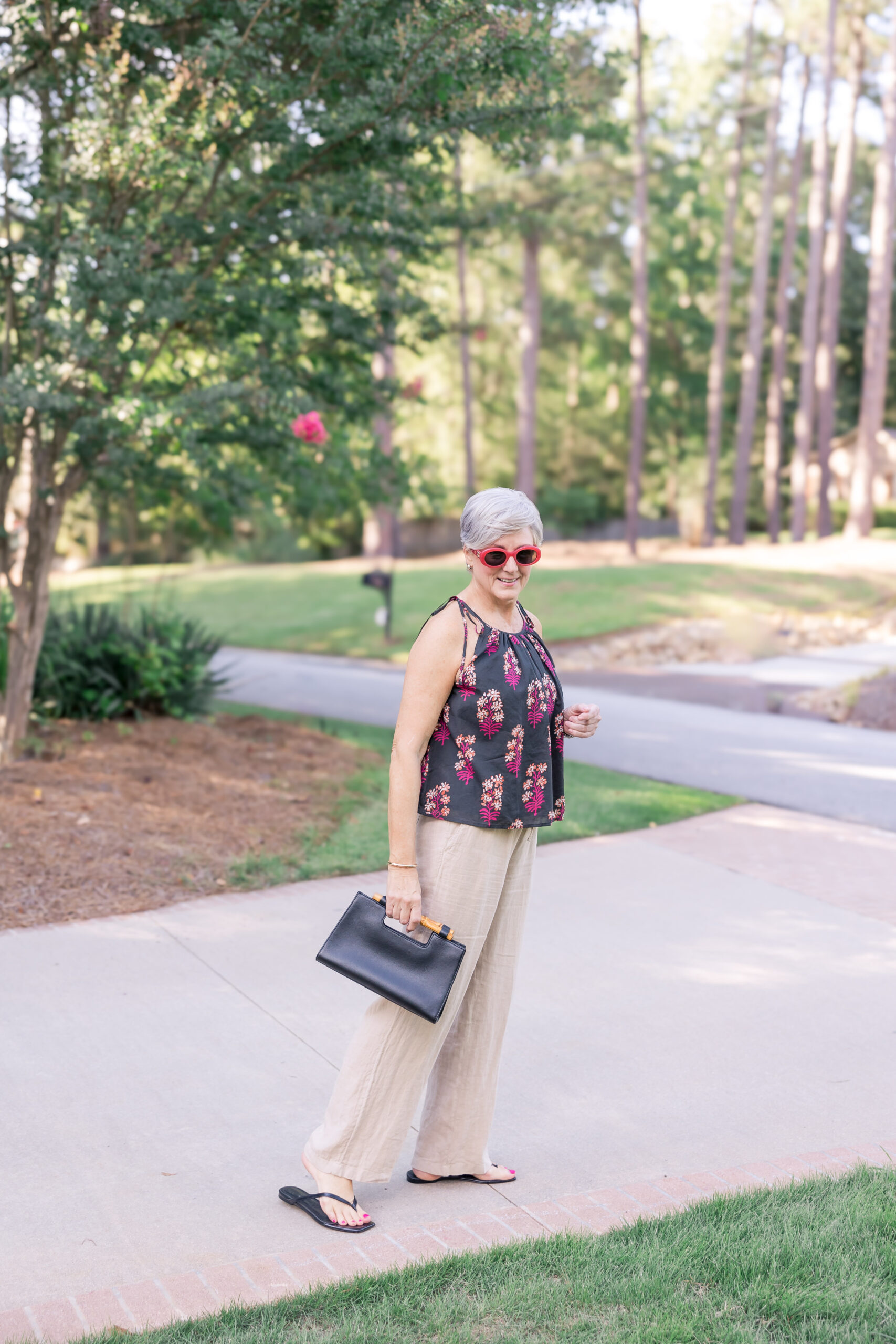 linen pants summer outfit