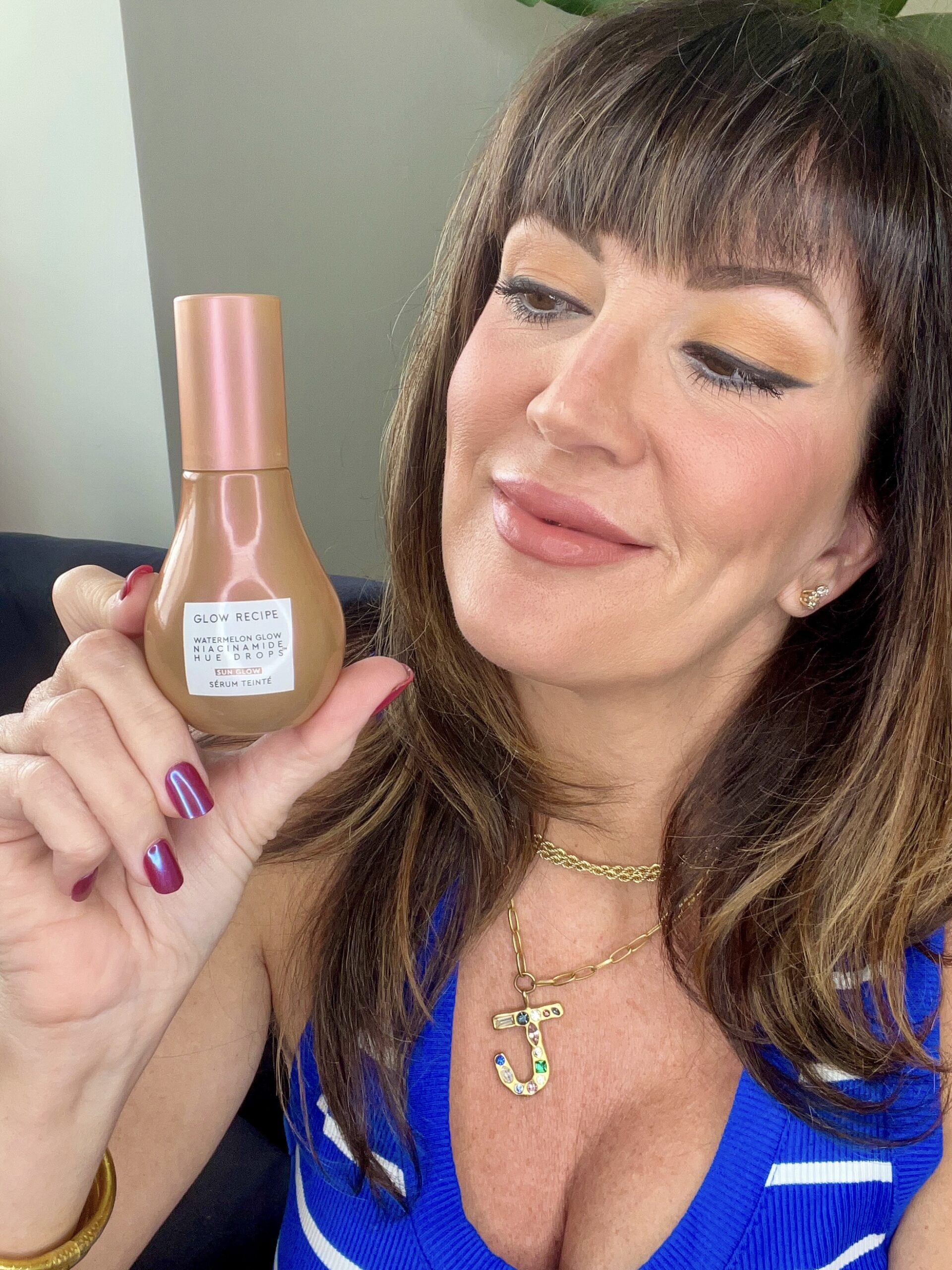 Glow Recipe Watermelon Niacinamide Hue Dew Drops Sun Glow Serum