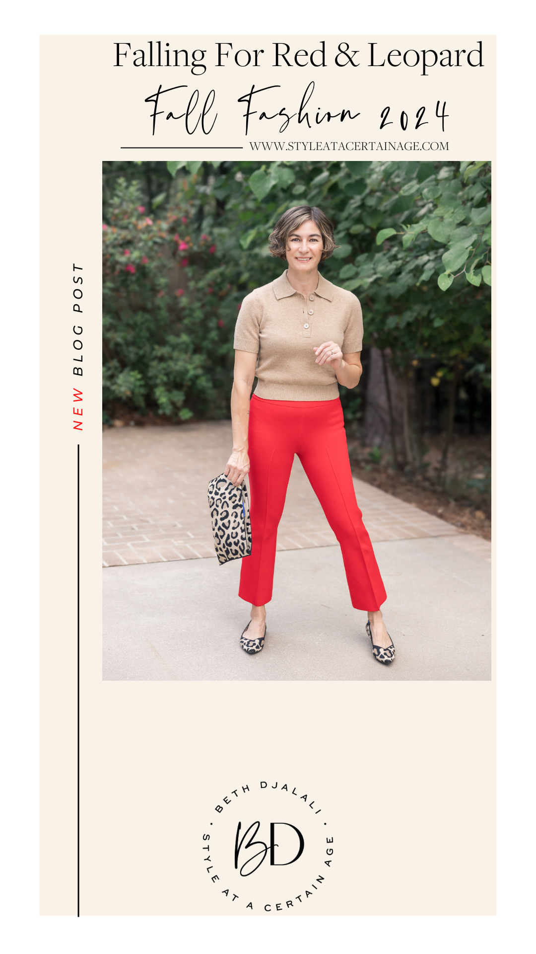 red & leopard fall fashion 2024