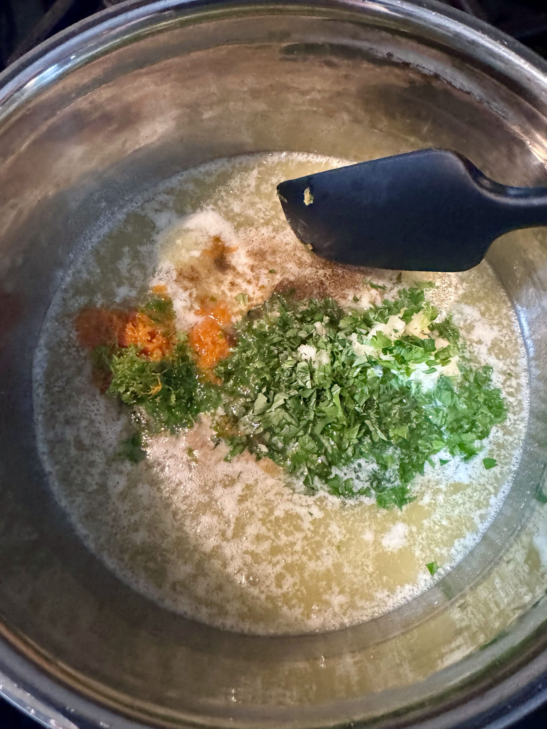 mix ingredients in bowl