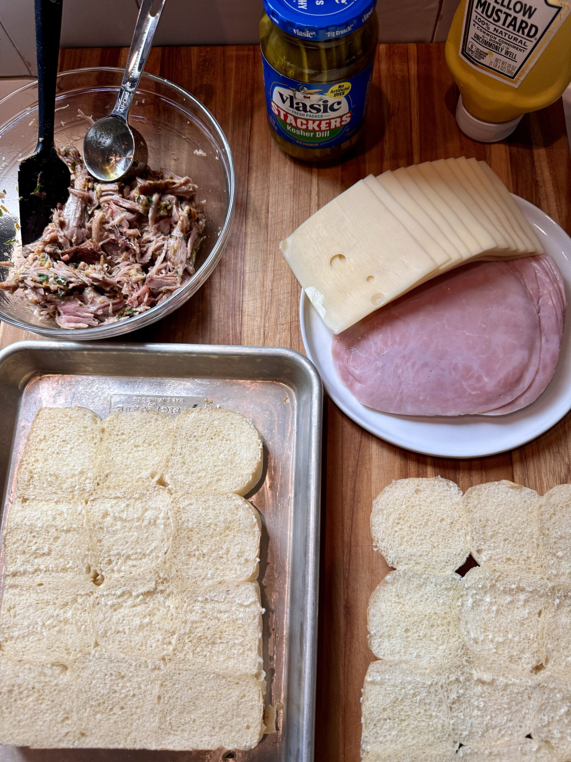 Hawaiian rolls sliced