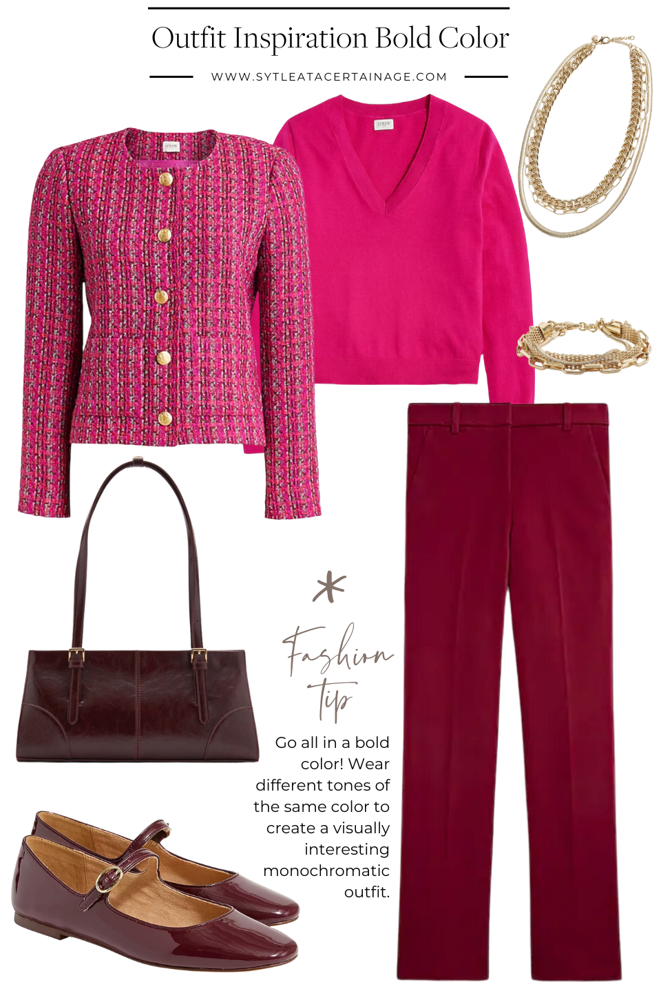 Pink Fall Fashion at J.Crew Factory
