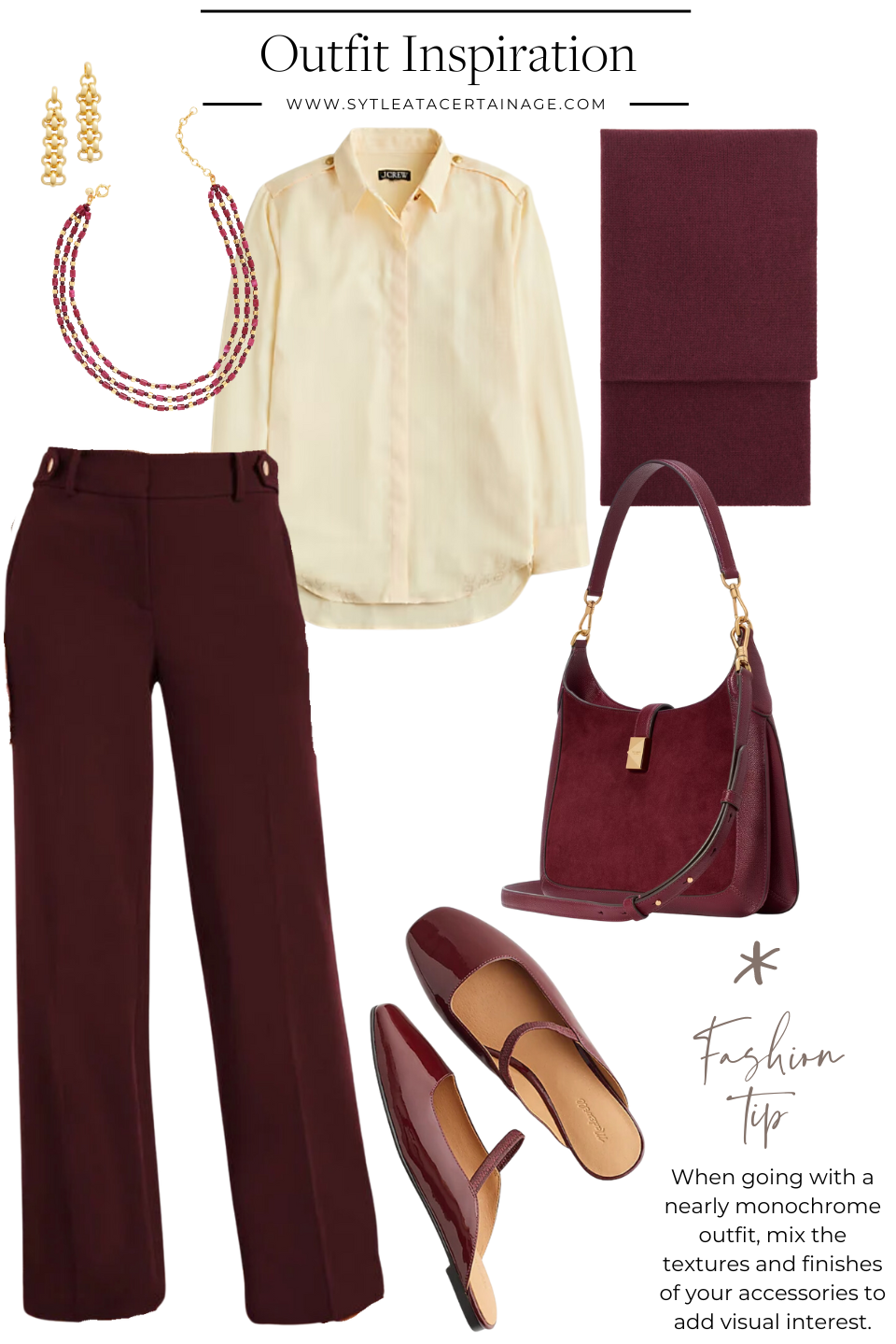 Oxblood Outfit Inspiration Oxblood Outfit Inspiration