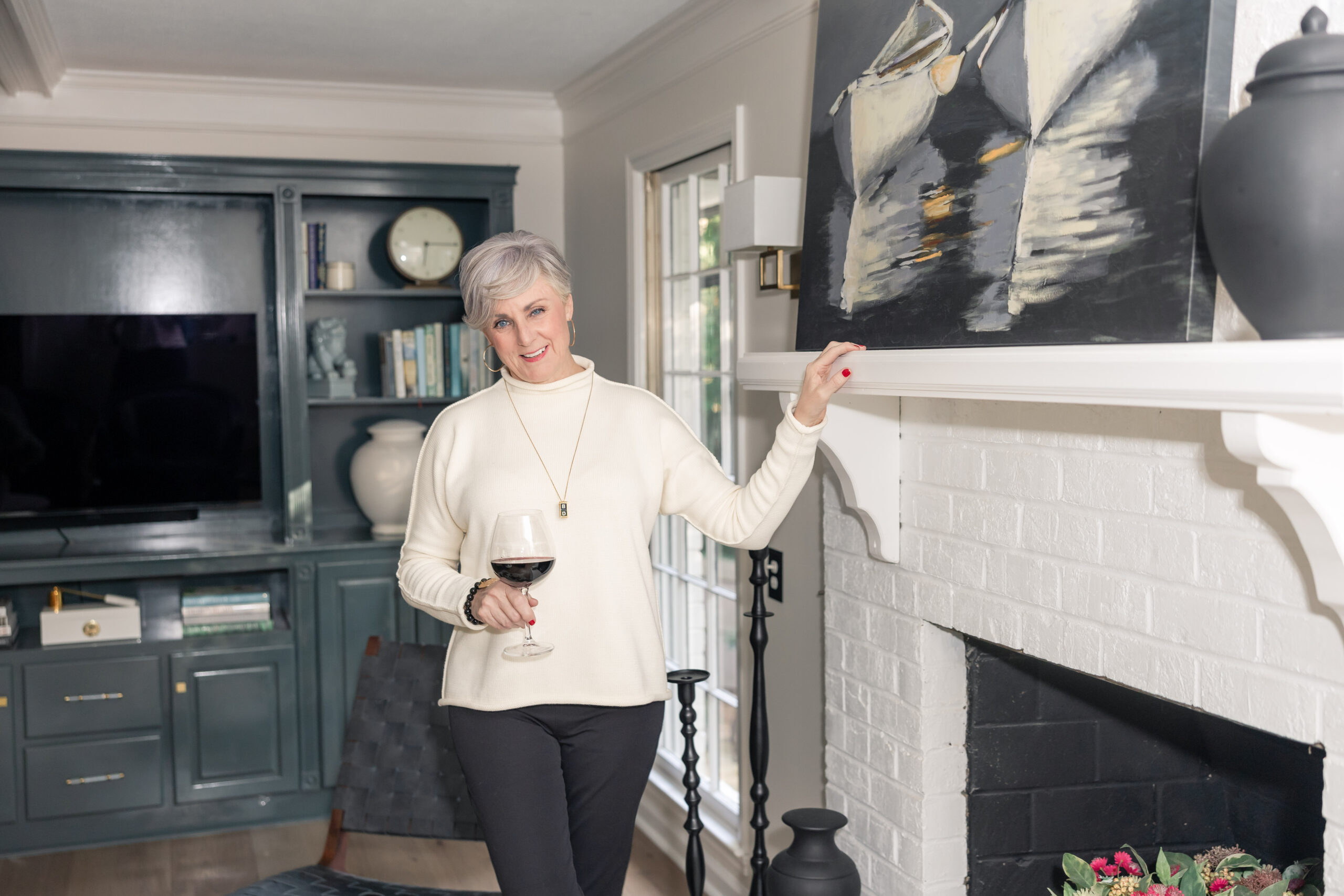 neutral sweater
