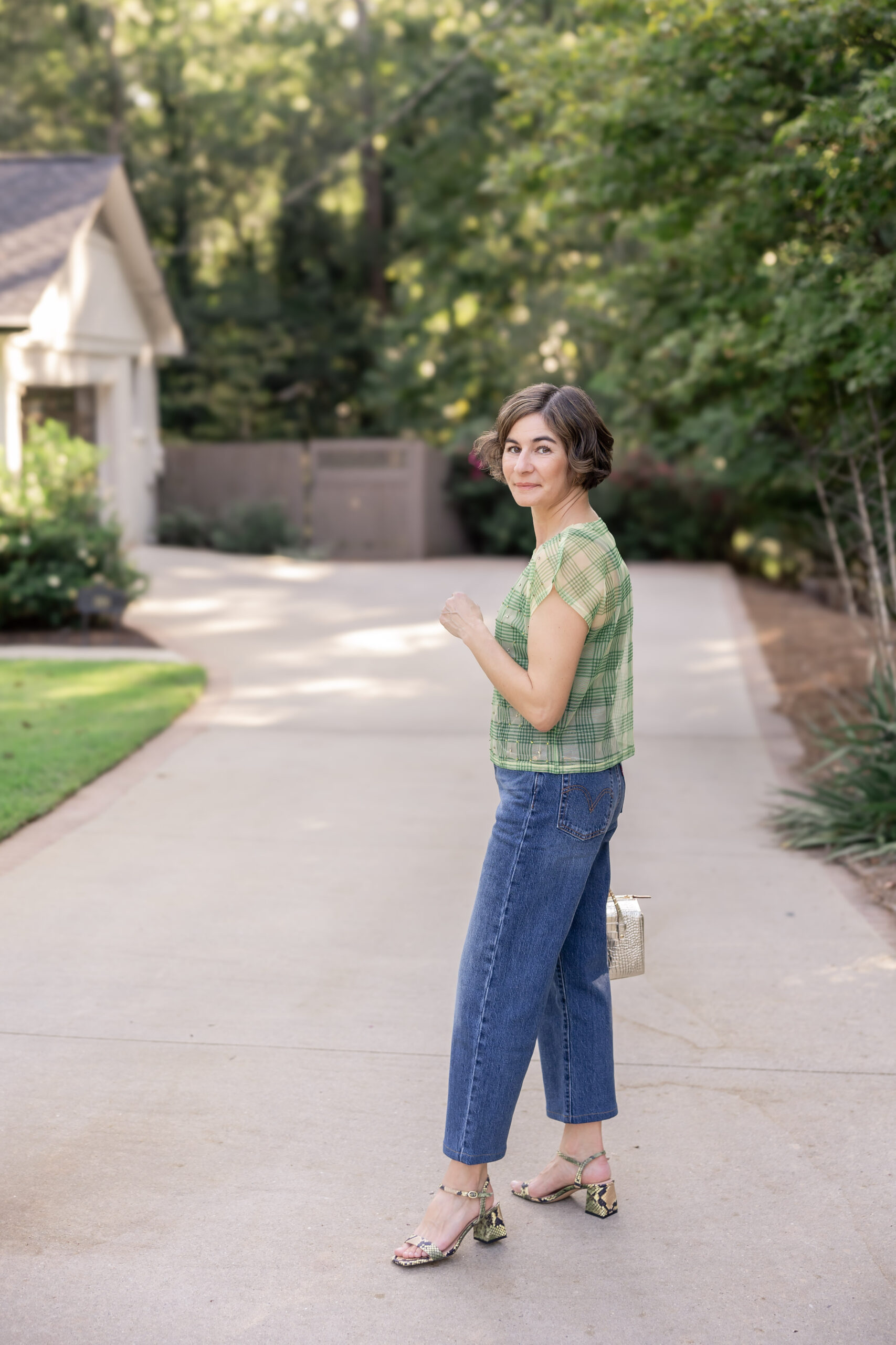 Embellished Top to elevate jeans