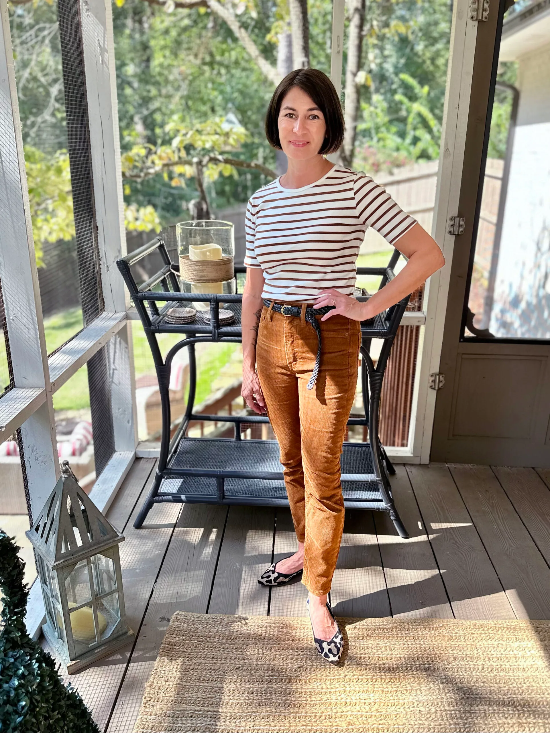 Fall Fashion at J.Crew Factory corduroy pants