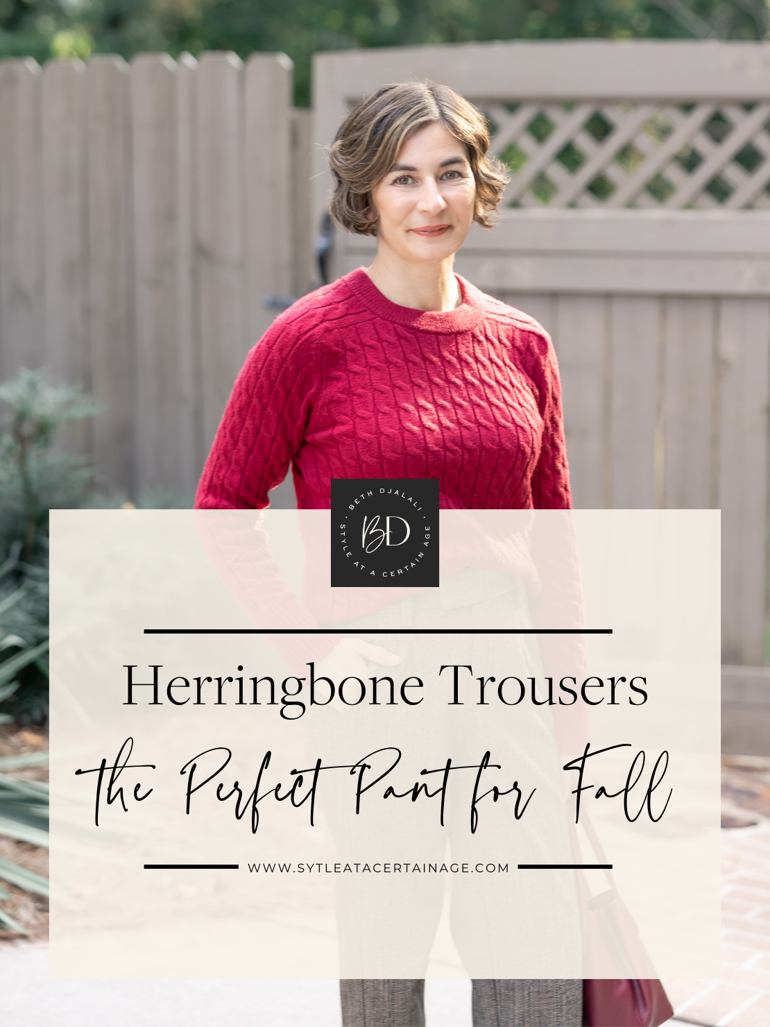 Herringbone Trousers