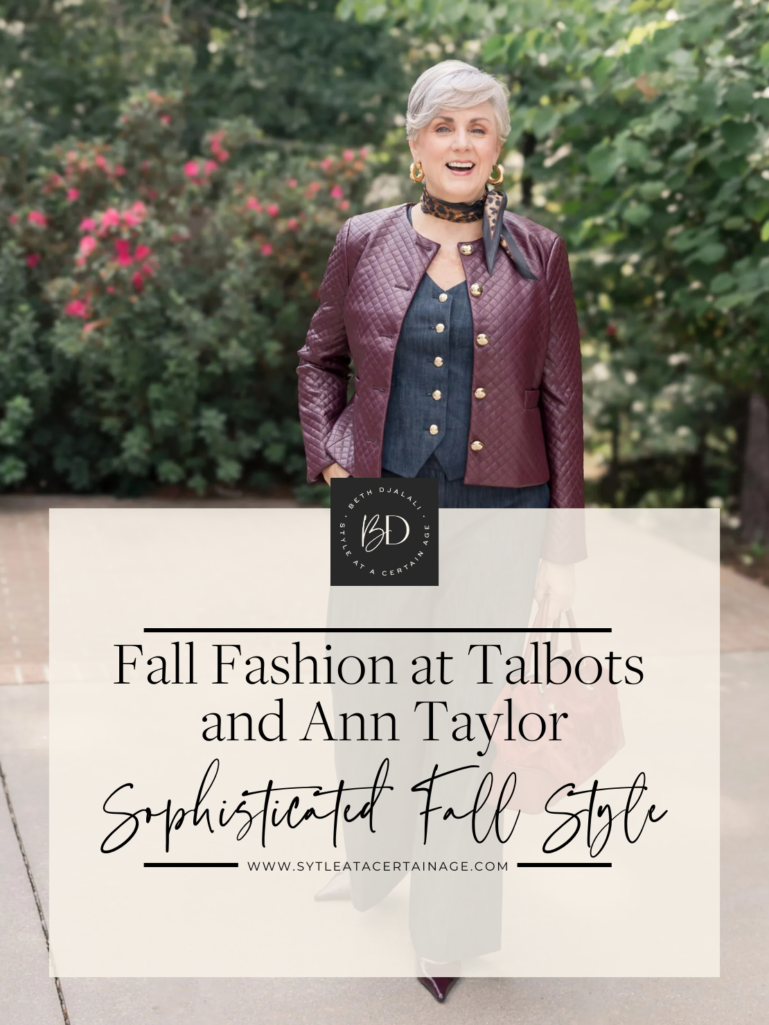 Fall and Holiday Fashion at Talbots and Ann Taylor