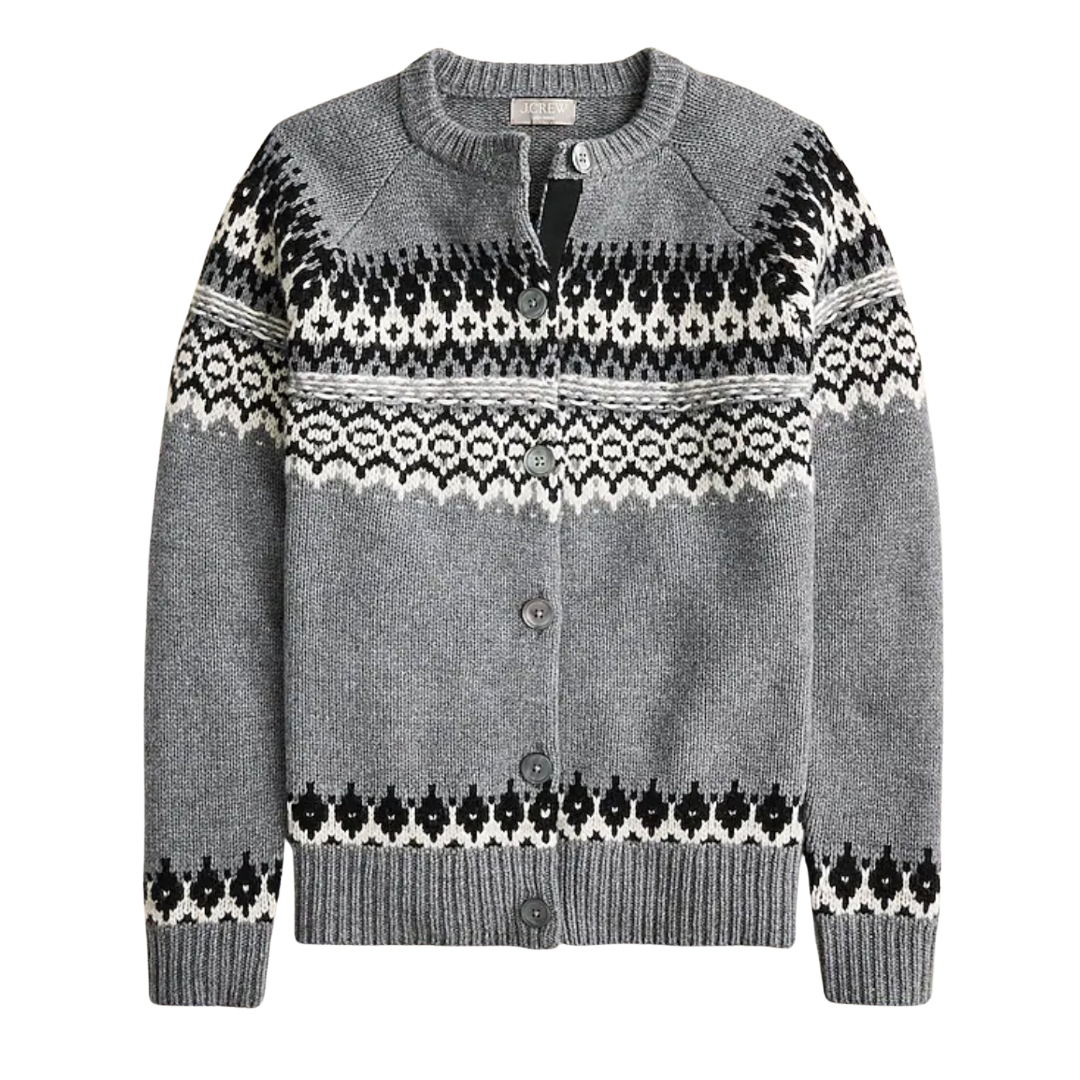 fair isle cardigan