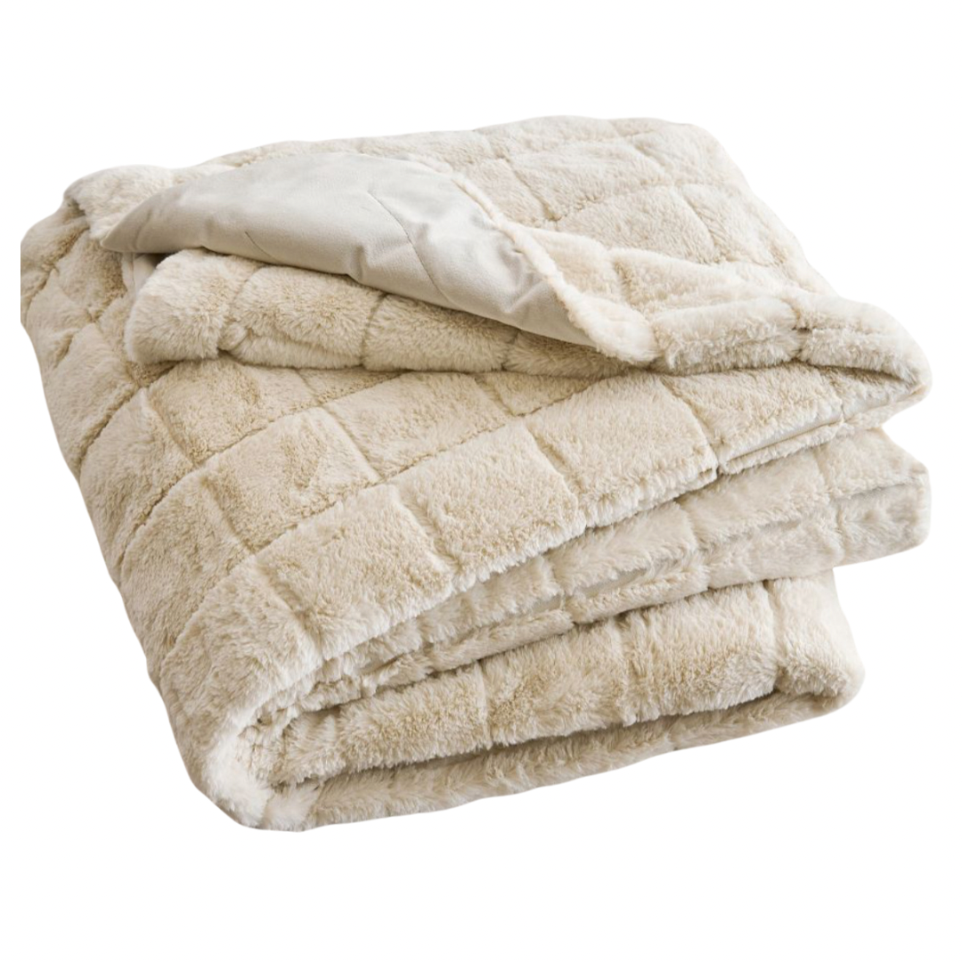 fluffy fur blanket