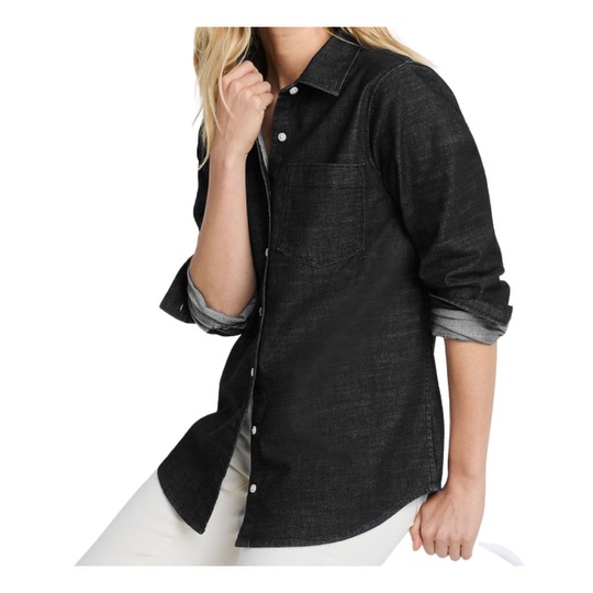 black denim button front shirt | Readers' Favorites 10/06-10/13