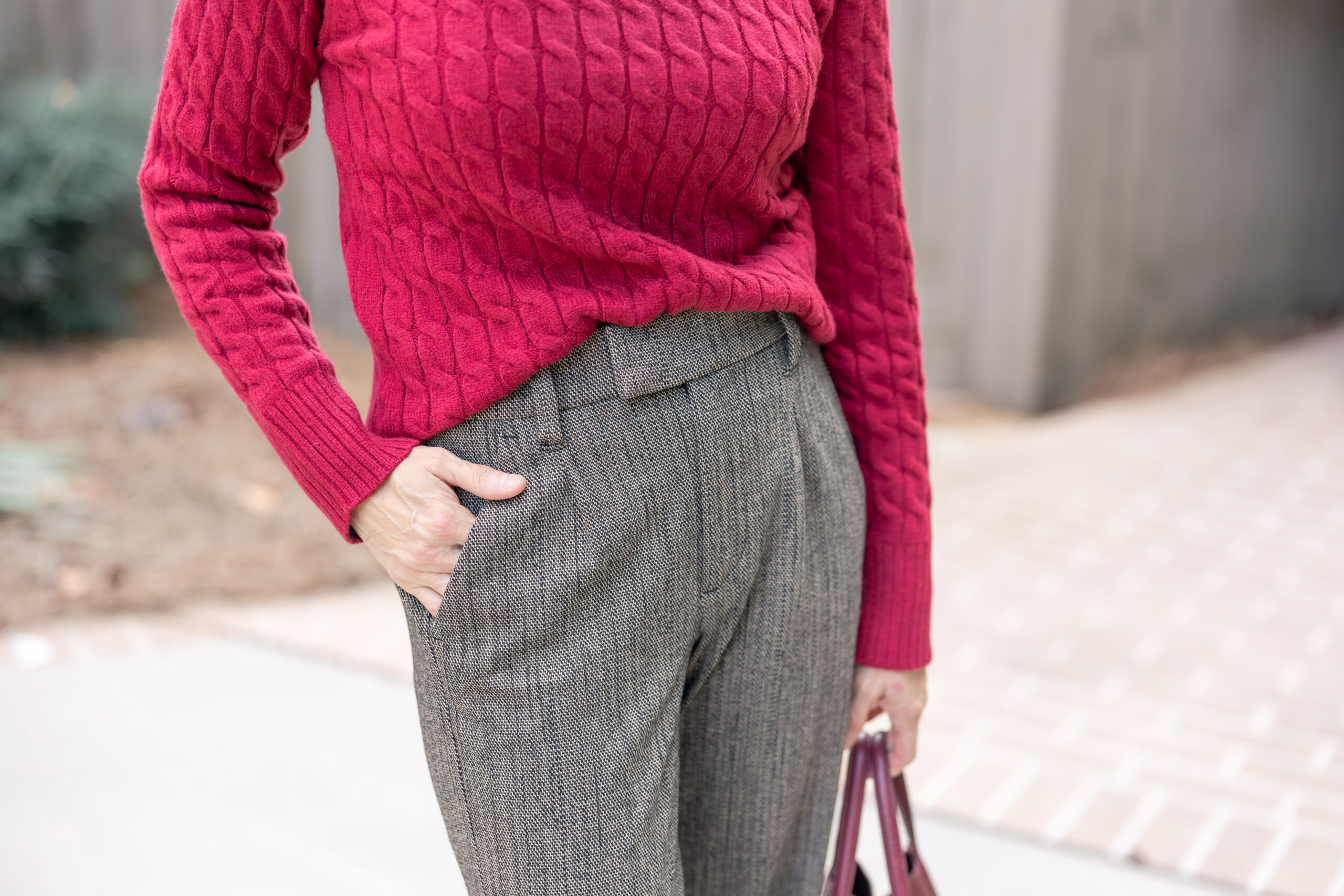 Herringbone Trousers fall fashion