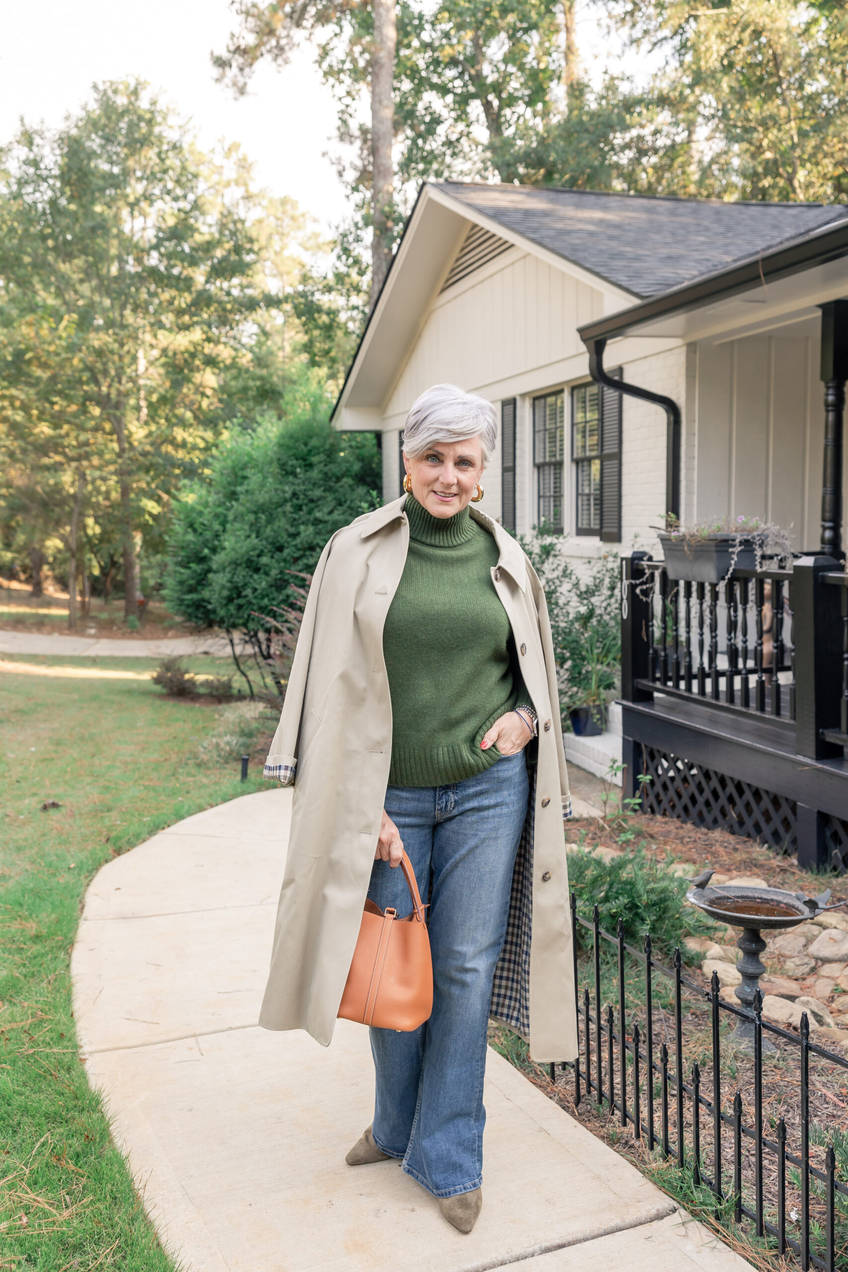 Women's Trench Coats with jeans