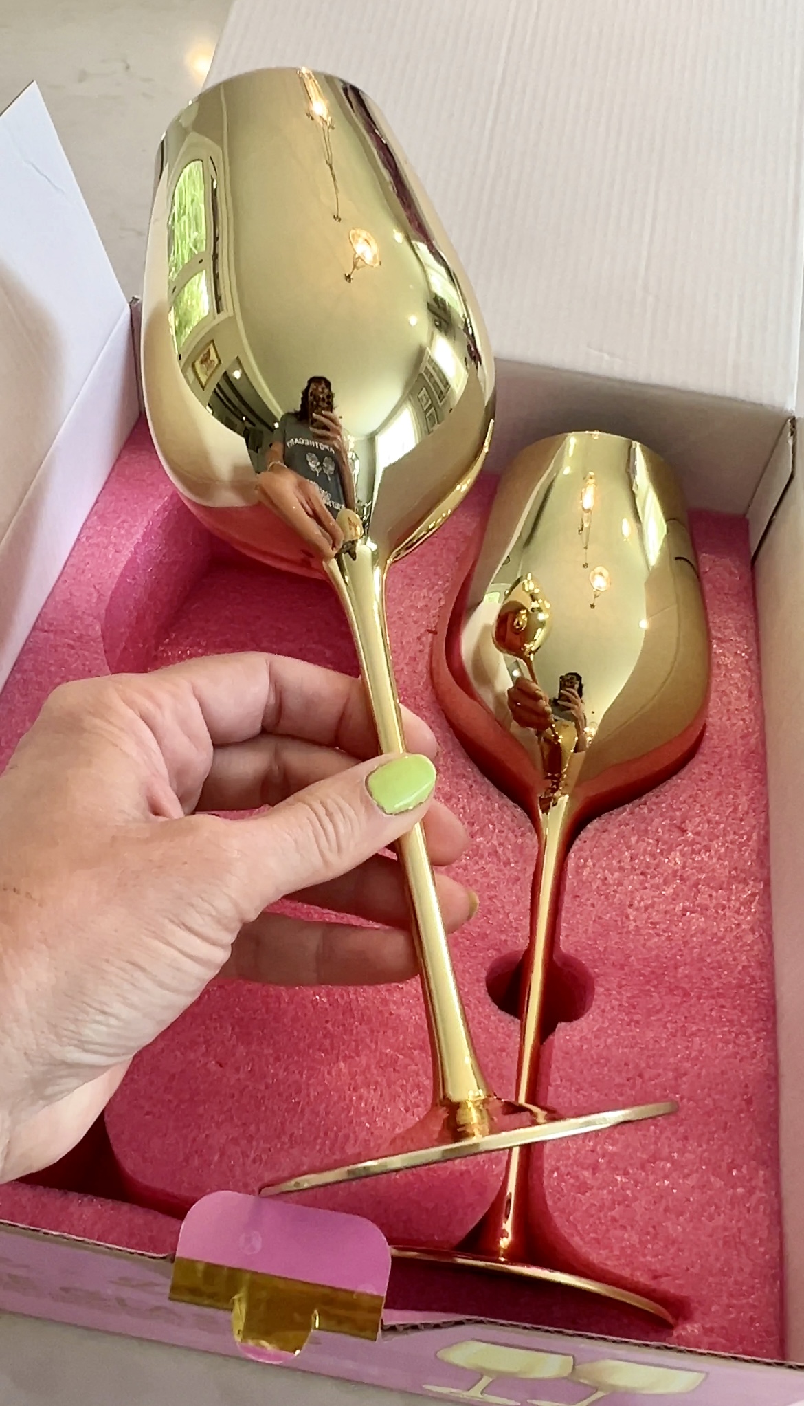 aging 11 gold wine glasses | Finding The Beauty in Aging