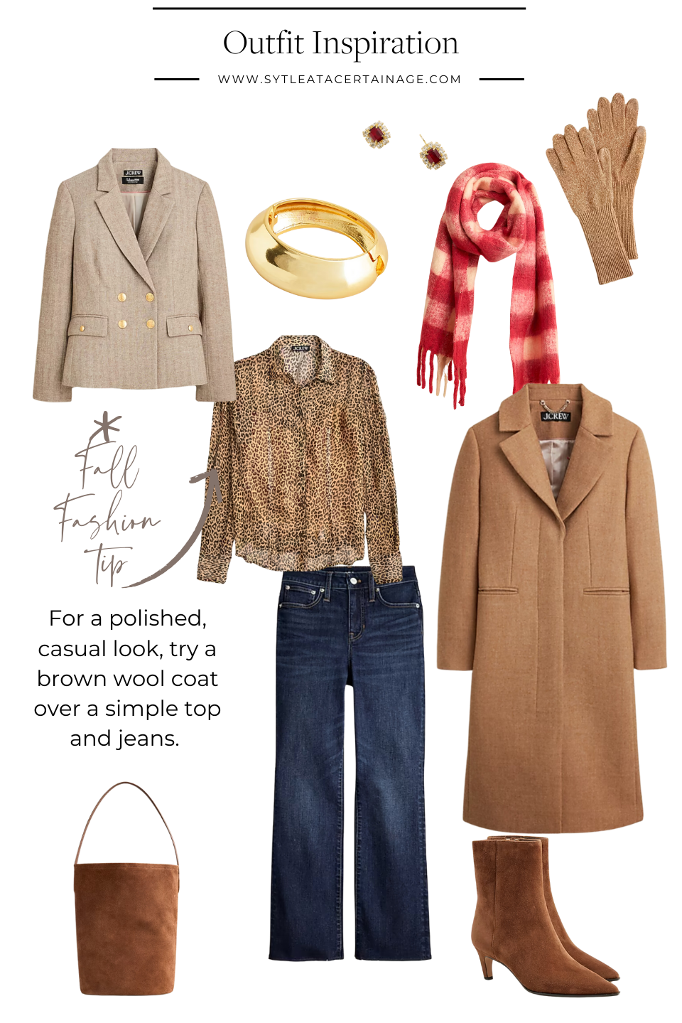 Brown for Fall outfit inspiration