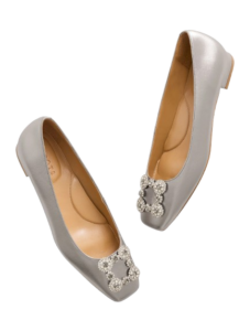 Talbots Metallic Ballet Flats