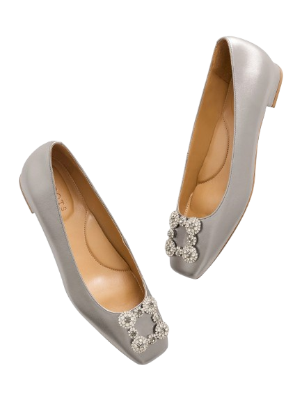 Talbots Metallic Ballet Flats