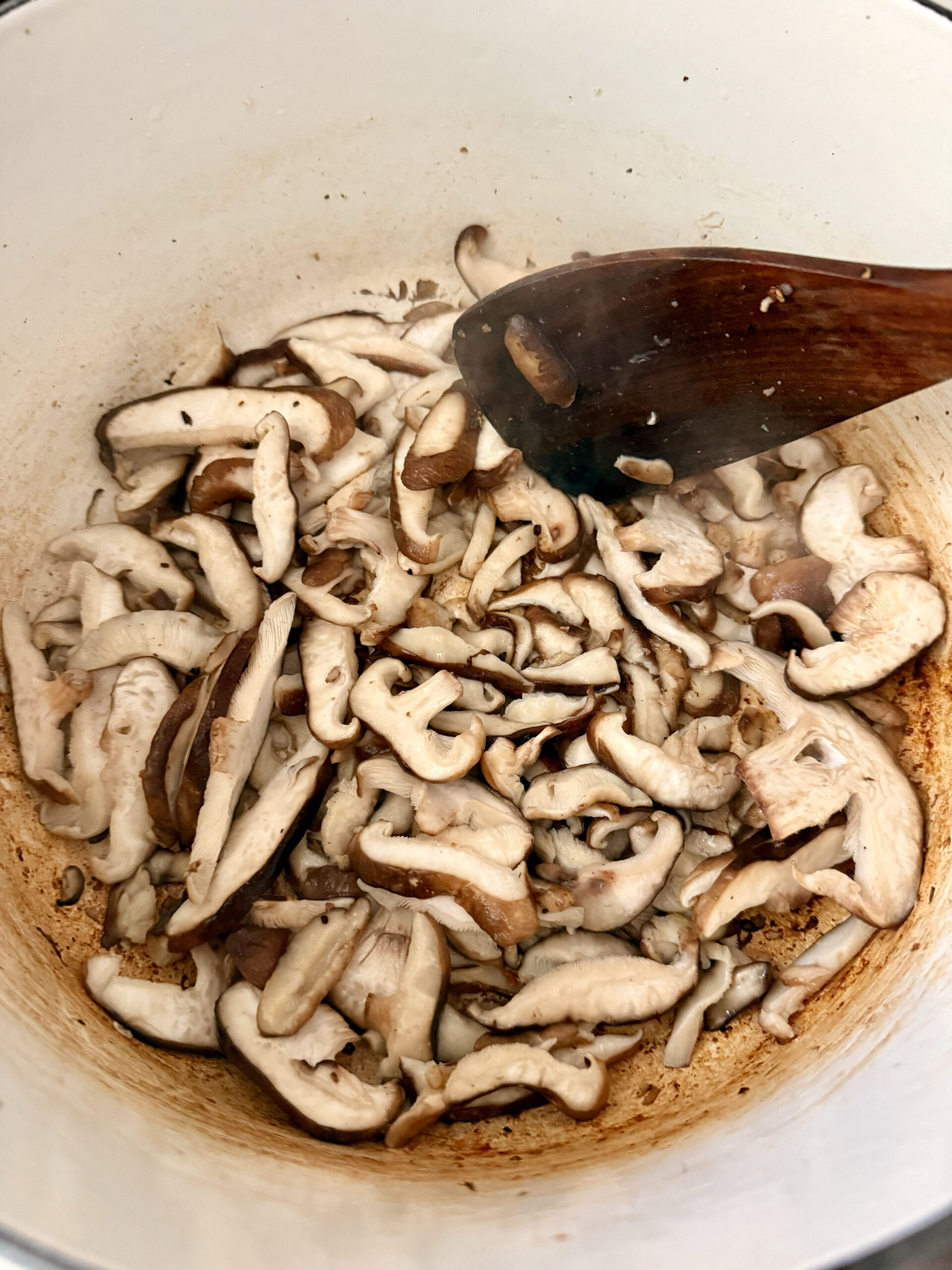 cook mushrooms