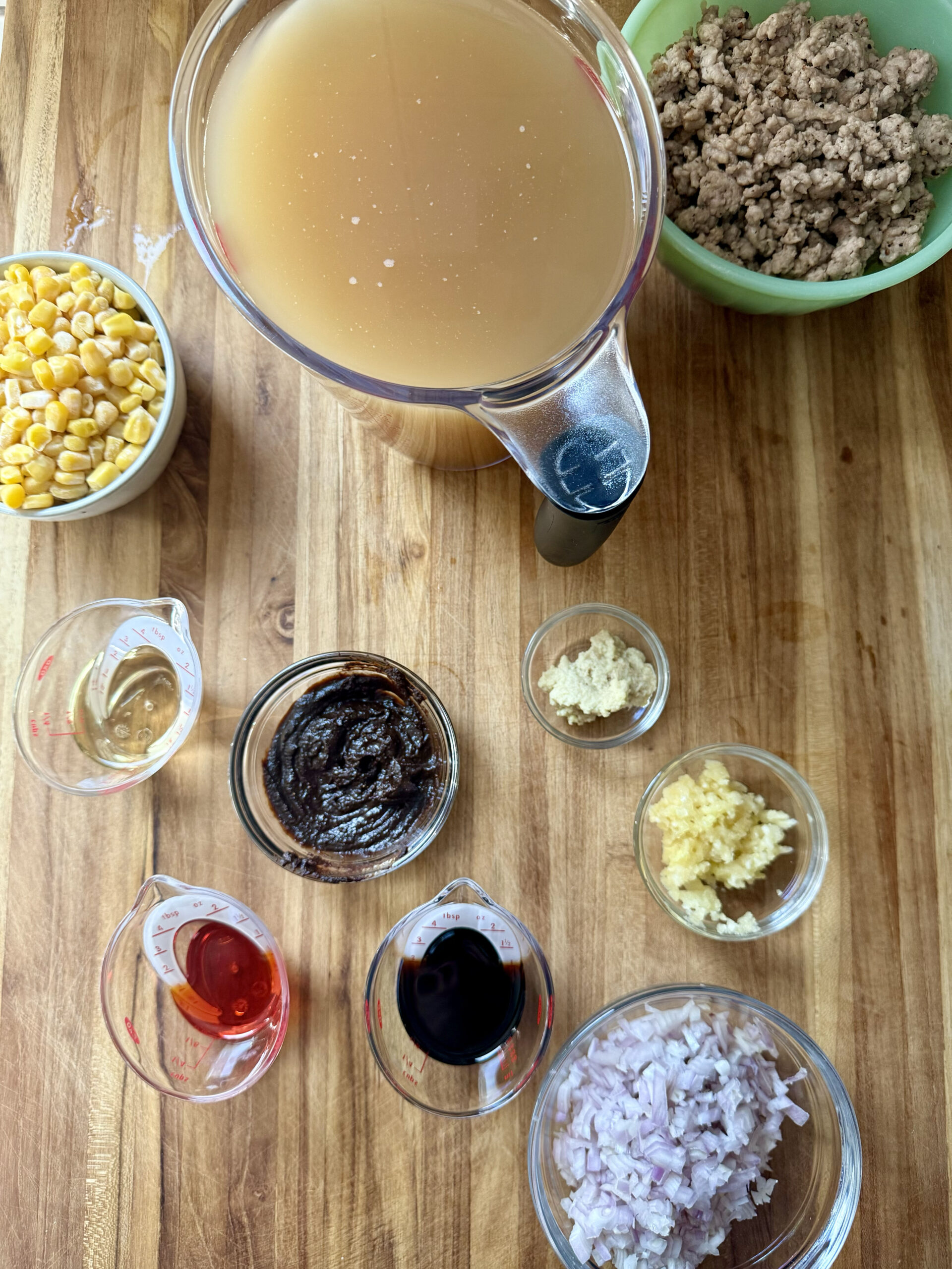 broth and other ingredients