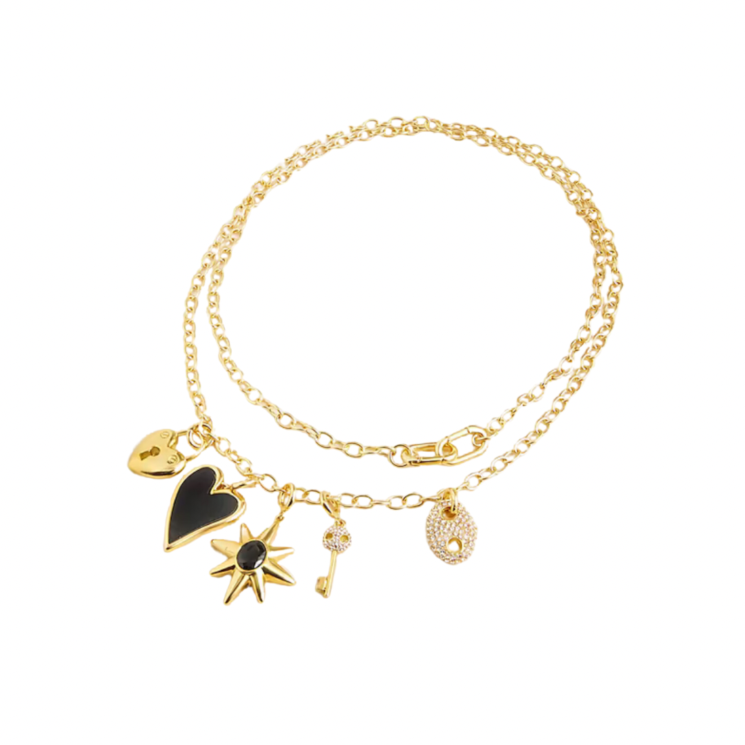 LWD for Spring 680 mixed charm necklace