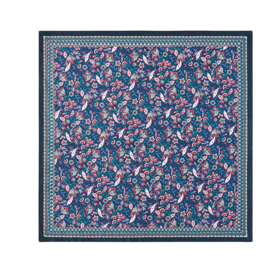 LWD for Spring 681 floral border neckerchief