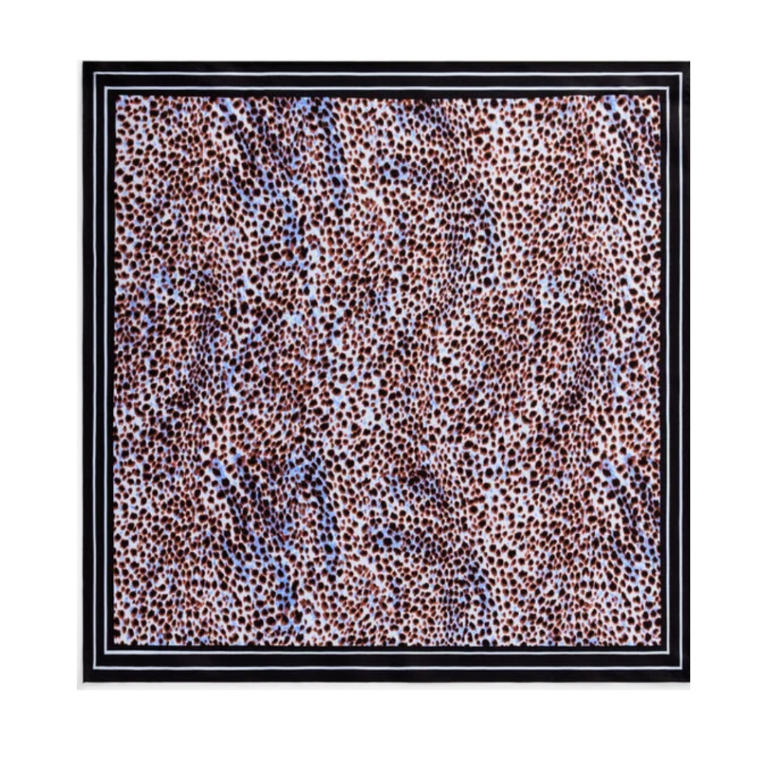 LWD for Spring 682 leopard dot silk neckerchief