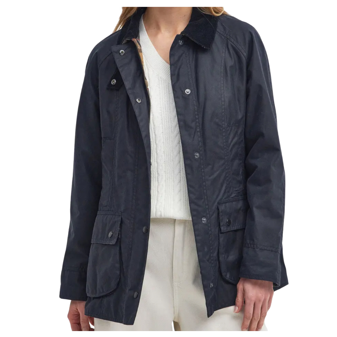 waxed cotton coat