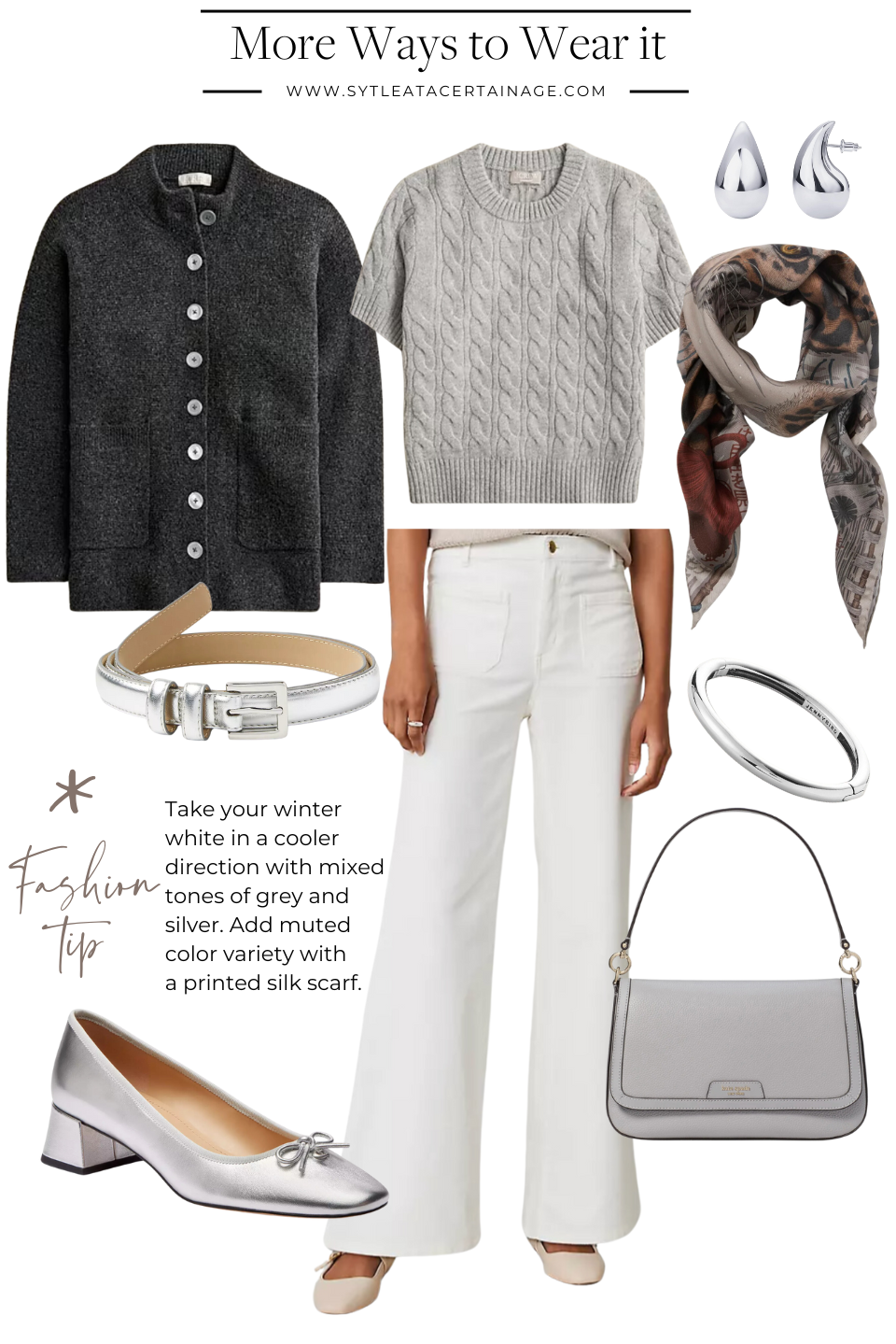 More Ways to Wear It 1 silver and gray Thanksgiving Outfit