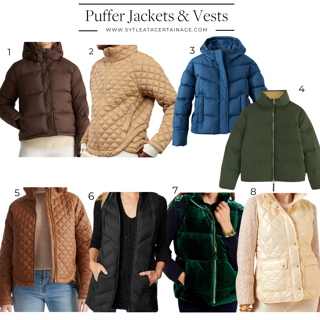 Puffer Jackets and Vest