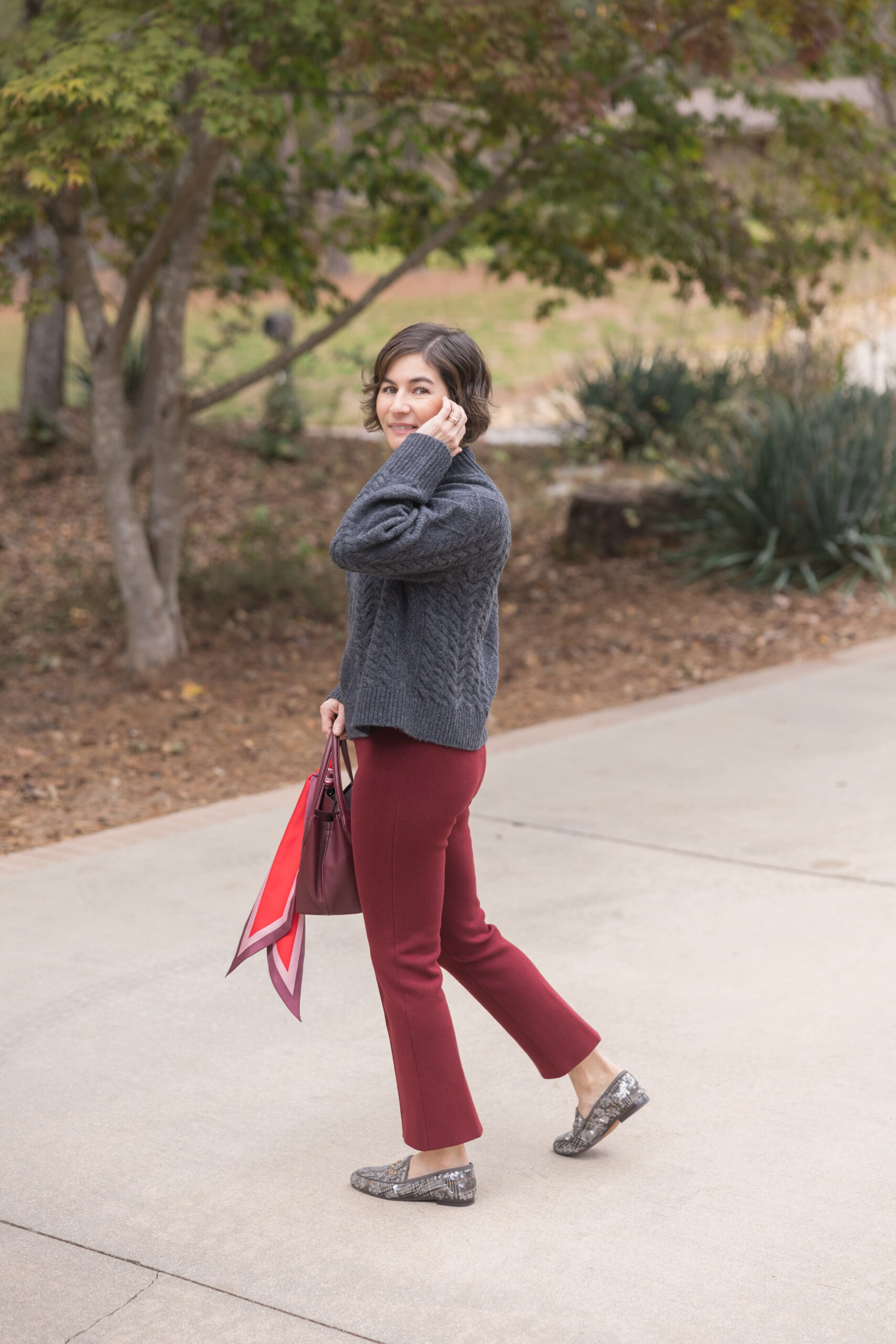 sweater pants fall outfit