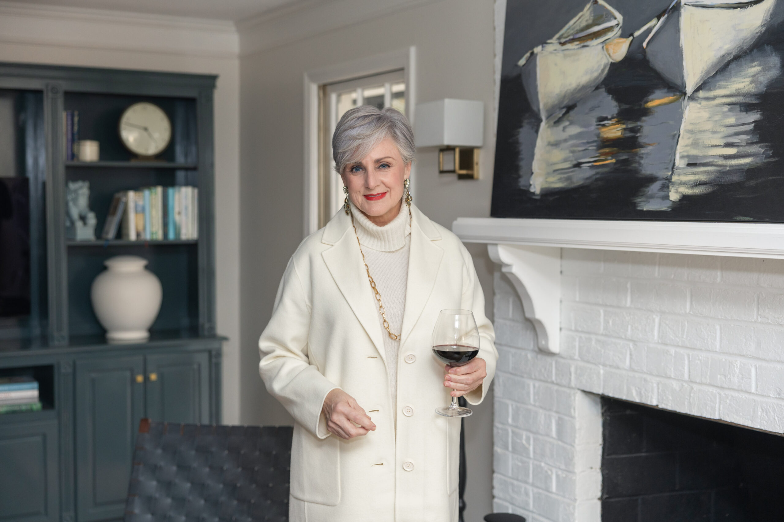 cream coat