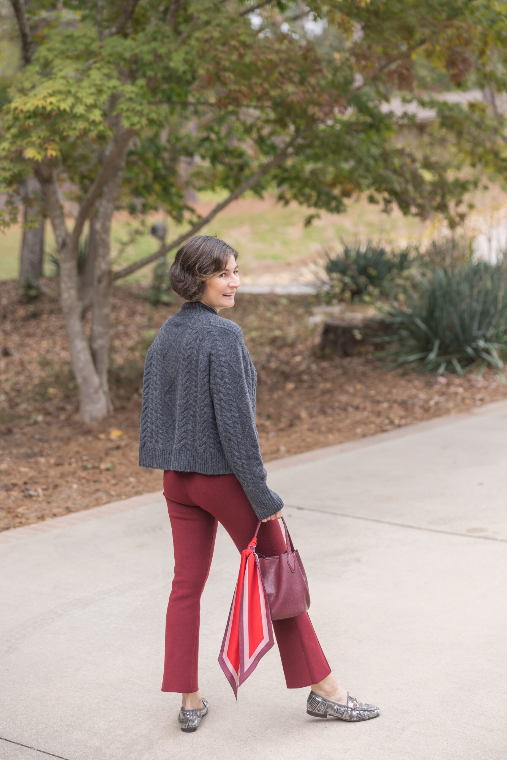 Knitwear fall outfit