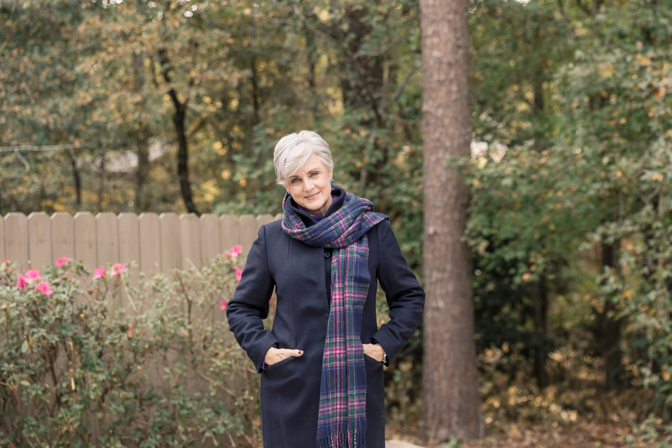 Navy Coat women over 50