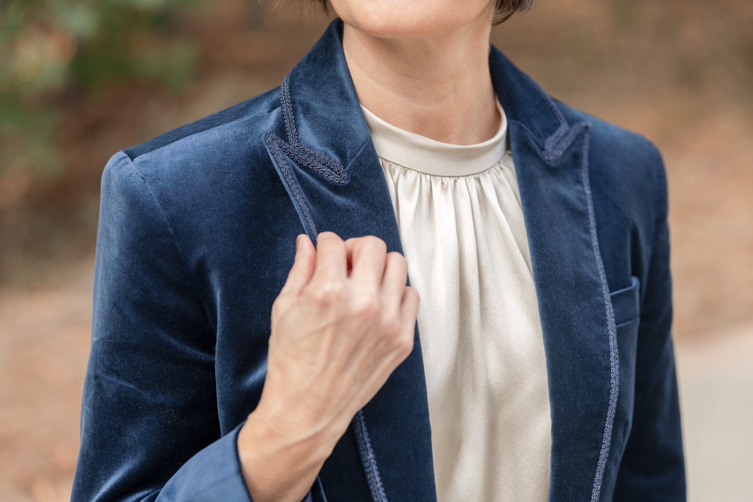 Beth SAACA | August, Sept. & Oct. 2024 Velvet blazer