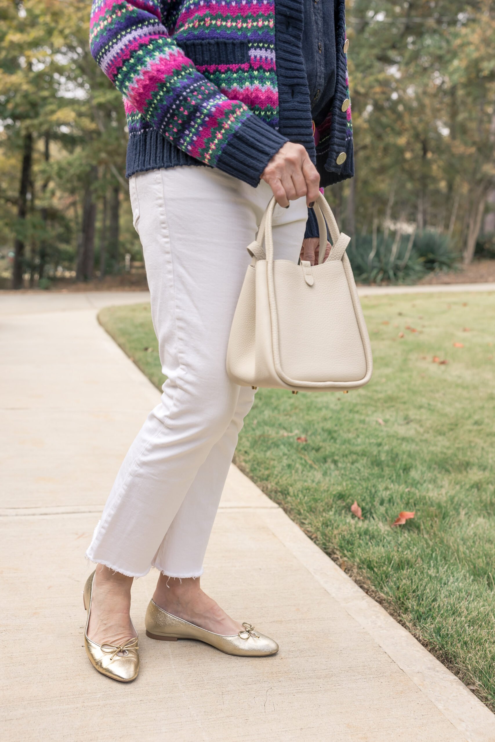 Beth SAACA | August, Sept. & Oct. 2024 colorful cardigan