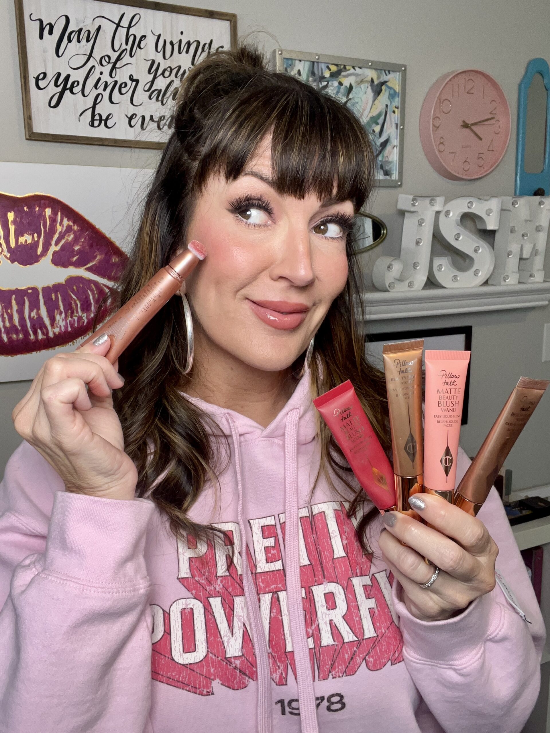 blushers and highlighters