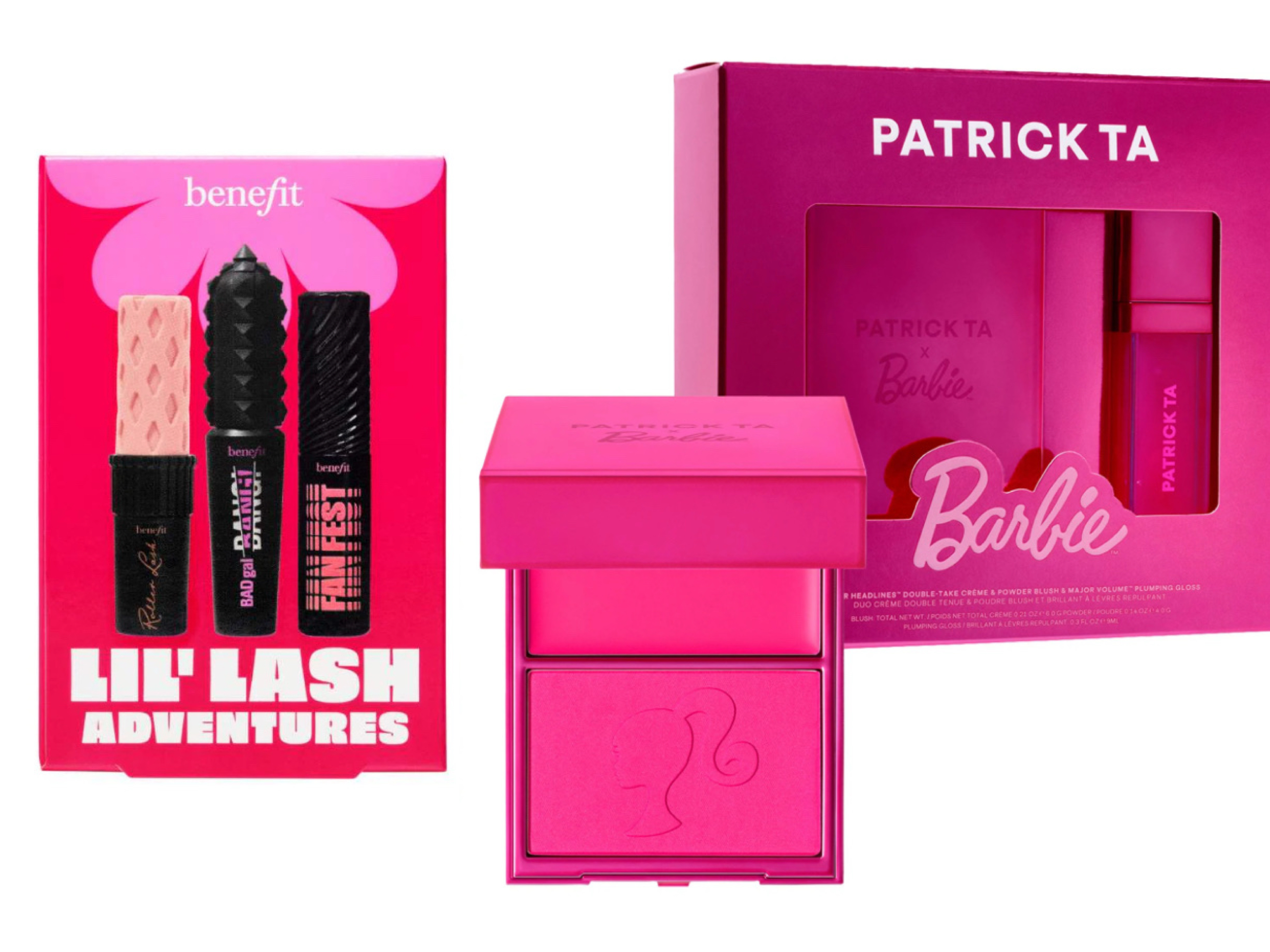 sephora sale 6 Patrick Ta x Barbie Blush Duo + Lip Plumper set