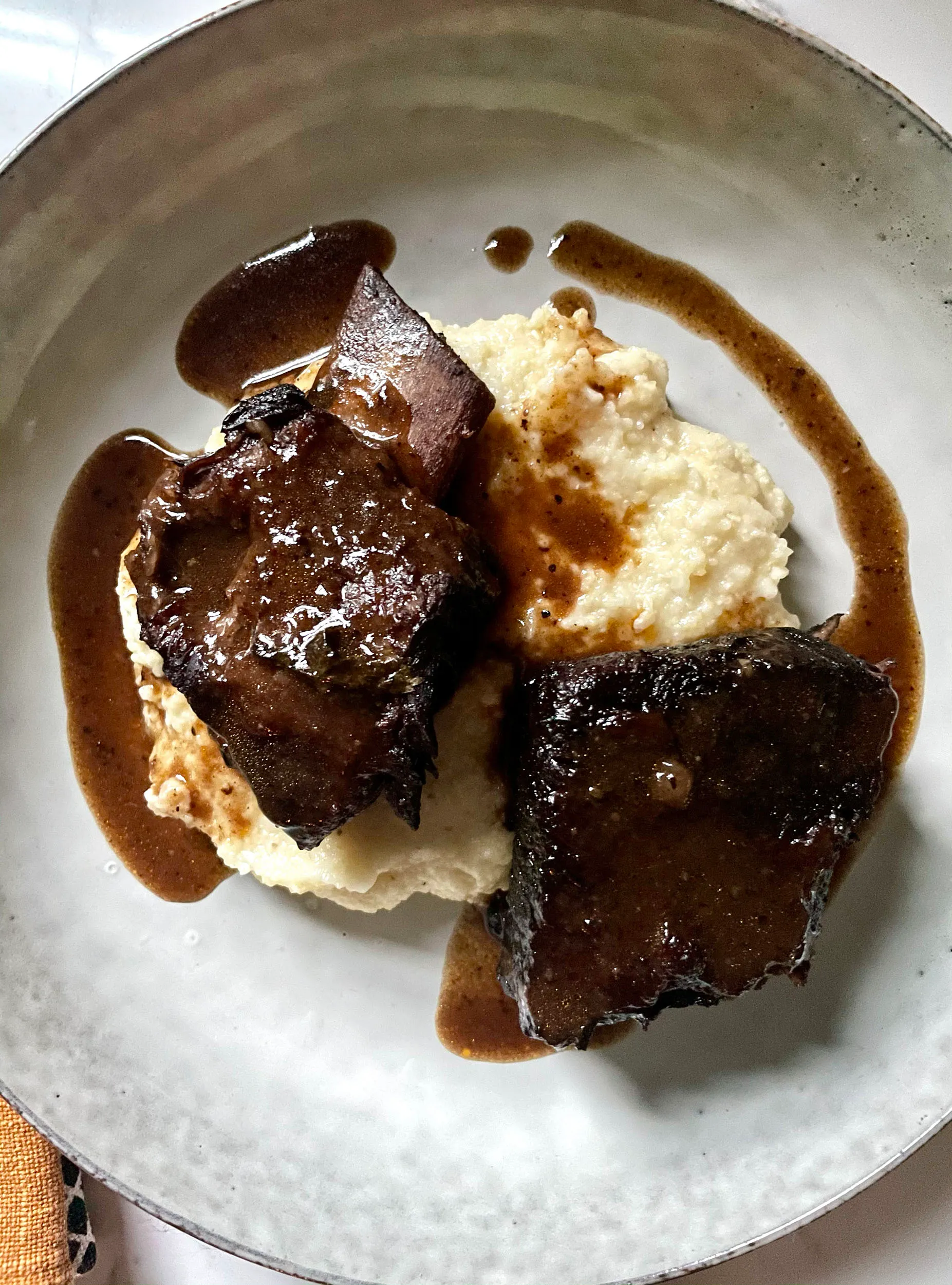 Red Wine Braised Short Ribs plate Red Wine Braised Short Ribs plate