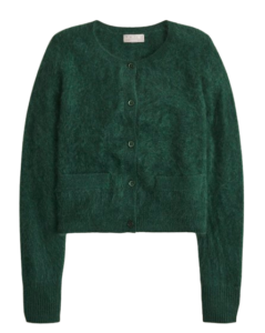 Brushed Cashmere Cardigan