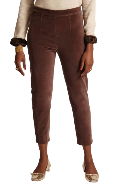 Frances Valentine Velvet Cigarette Pants