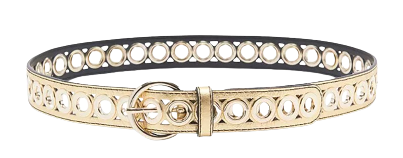 Gold Grommet Belt