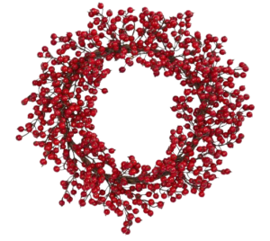 Faux Red Berry Wreath