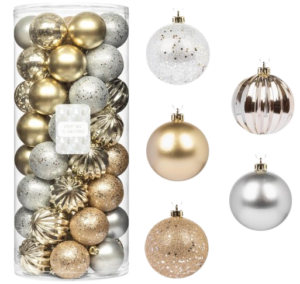 Assorted Gold Ornaments