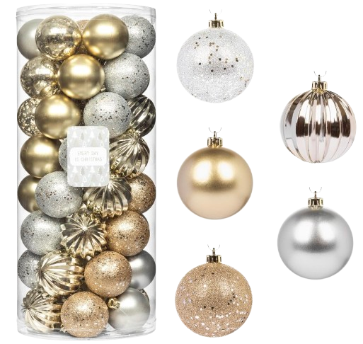 Assorted Gold Ornaments