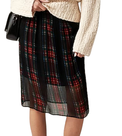 Gwen Knee Length Slip Skirt