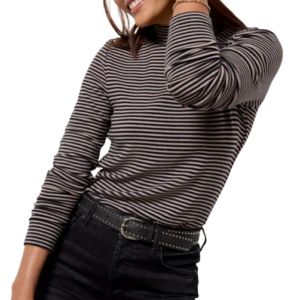 Striped Turtleneck