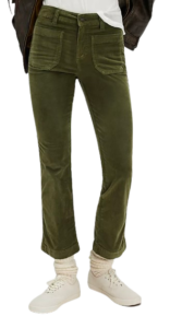 High Time Velvet Kick Flare Pant